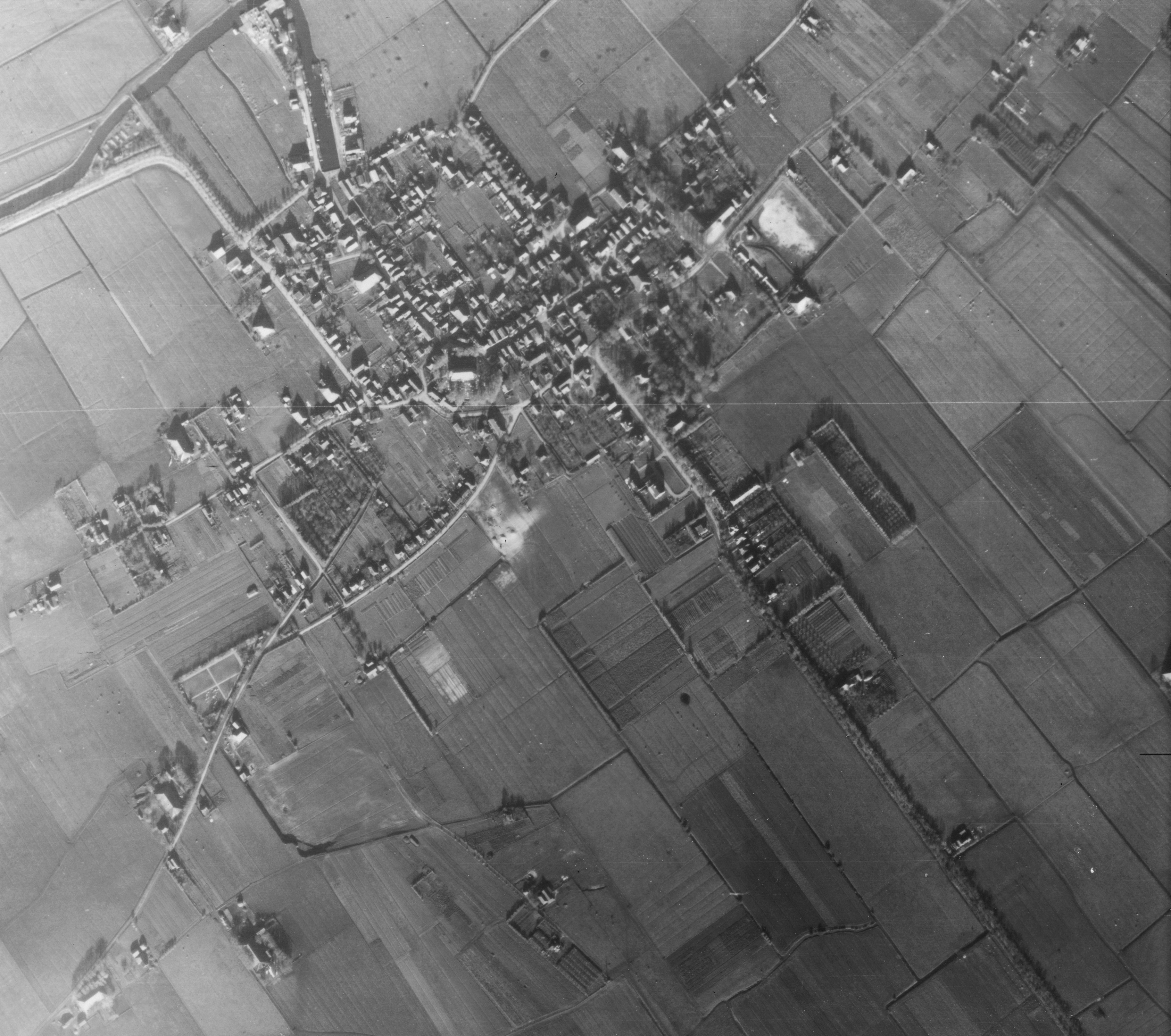 Luchtfoto Koudum 1944