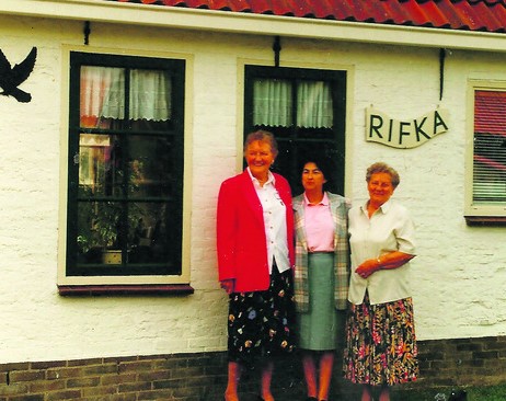 Rifka met Aukje en Wieke