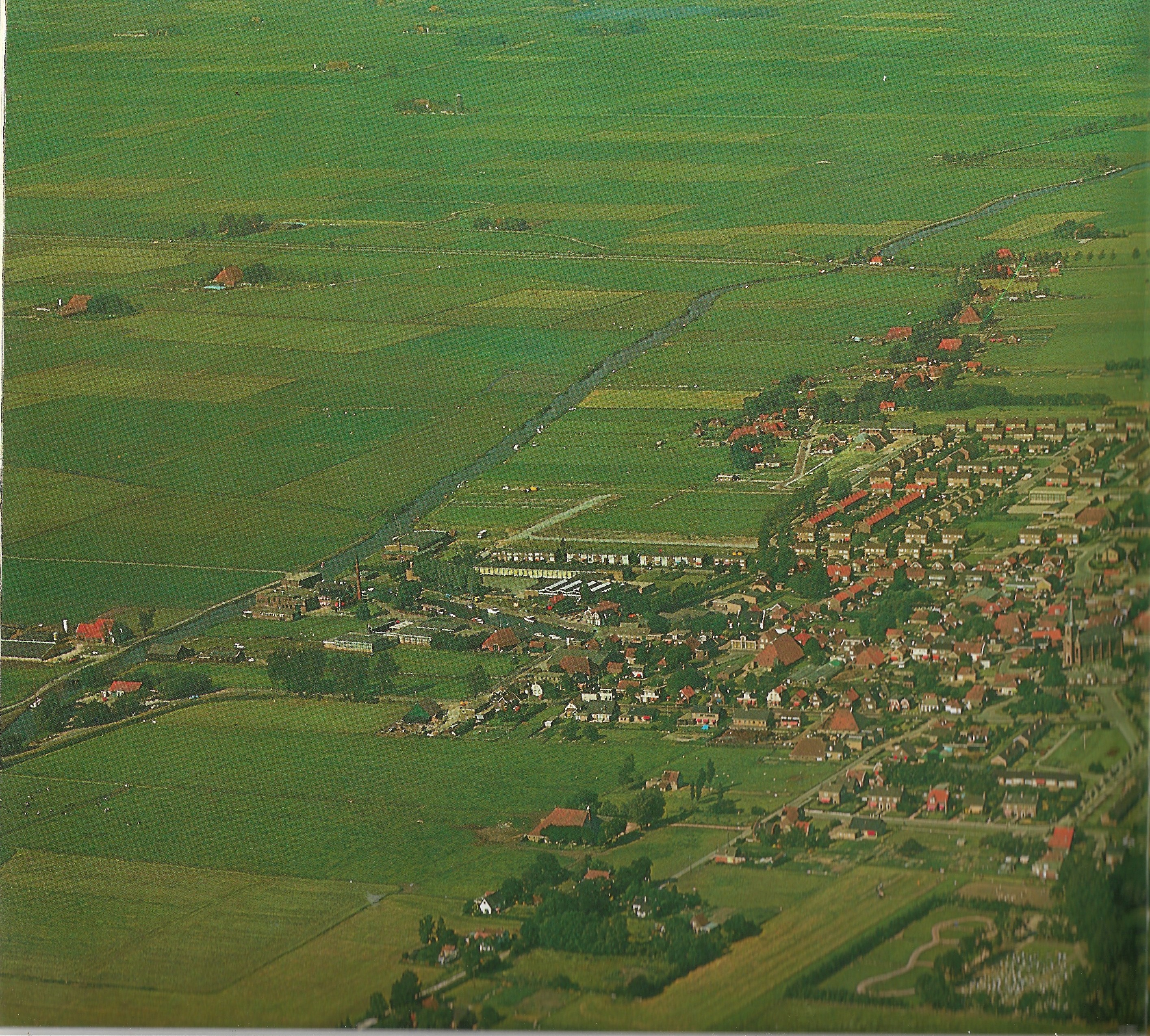 Luchtfoto Koudum 1977
